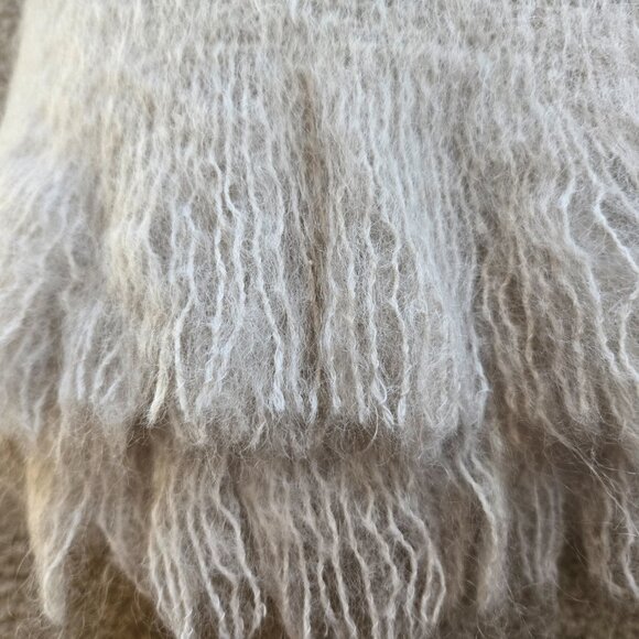 NWOT Thick Mohair/Wool Throw Blanket Earthy Boho - Picture 12 of 15